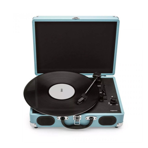Vitrola Mala Azul - Toca Discos de Vinil
