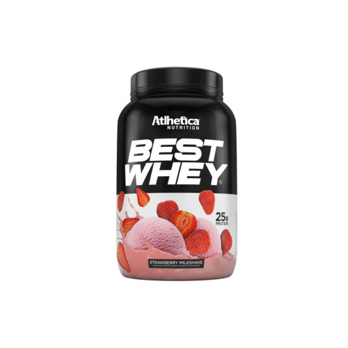 Best Whey Strawberry Milkshake 900g Atlhetica
